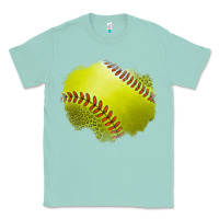Seafoam leopard softball patch Classic Tee - Jasminsmagicworld