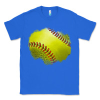 True Royal leopard softball patch Classic Tee - Jasminsmagicworld