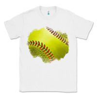 White leopard softball patch Classic Tee - Jasminsmagicworld