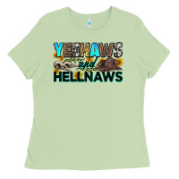 Matcha yeehaws and hellnaws Ladies Tee - Zillion Design Studio