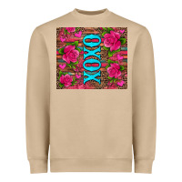 Mushroom xoxo valentine's day pink roses and hearts Heavyweight Sweatshirt - Jasminsmagicworld