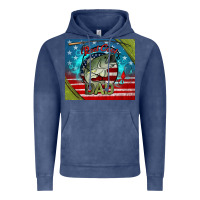Vintage Denim reel cool dad fishing Vintage Hoodie - Jasminsmagicworld