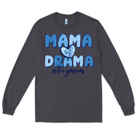 Smoke mama of drama boy mom Long Sleeve Tee - MaliasSmallBusiness