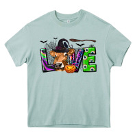 Arona Love Halloween Cow Heavy Core Tee - texasbilliewilder