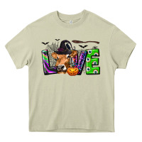 Love Halloween Cow Heavy Core Tee | Teevron
