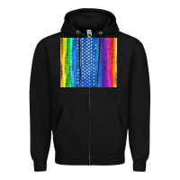 Black LGBTQ+ Pride American Flag Tumbler Zipper Hoodie - BundleAndBundleShop