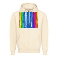 Sandshell LGBTQ+ Pride American Flag Tumbler Zipper Hoodie - BundleAndBundleShop