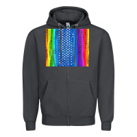 Smoke LGBTQ+ Pride American Flag Tumbler Zipper Hoodie - BundleAndBundleShop