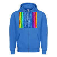 True Royal LGBTQ+ Pride American Flag Tumbler Zipper Hoodie - BundleAndBundleShop