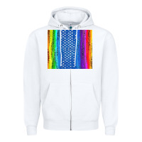White LGBTQ+ Pride American Flag Tumbler Zipper Hoodie - BundleAndBundleShop