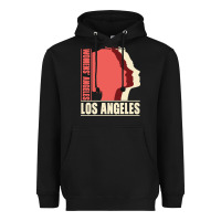 Black Women's Angeles Los Angeles Heavyweight Hoodie - Bettercallsaul