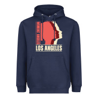 Navy Women's Angeles Los Angeles Heavyweight Hoodie - Bettercallsaul