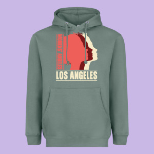 Women's Angeles Los Angeles Heavyweight Hoodie Designed By Bettercallsaul