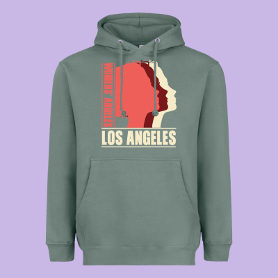 Women's Angeles Los Angeles Heavyweight Hoodie Designed By Bettercallsaul