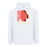 White Women's Angeles Los Angeles Heavyweight Hoodie - Bettercallsaul