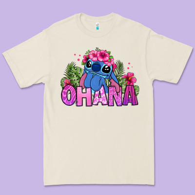 Ohana Stitch Premium Tee Designed By Zillion Design Studio