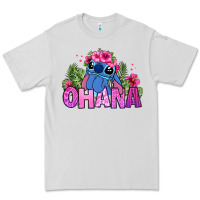 Dove Grey ohana stitch Premium Tee - Zillion Design Studio