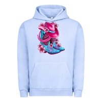 Pigment Grape Ice valentine cowboy boots and hat olivia Urban Hoodie - OliviaCreatesArt