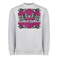 Heather Grey race mom Heavyweight Sweatshirt - BarkalooDesign