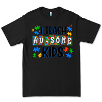 Black i teach ausome kids Premium Tee - AdoDesignShop