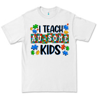 White i teach ausome kids Premium Tee - AdoDesignShop
