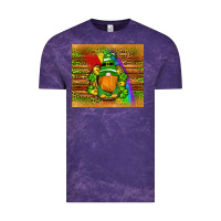 Cloud Purple st patricks gnomes rainbow Vintage Tee - Artiststas