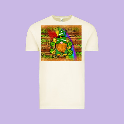 St Patricks Gnomes Rainbow Vintage Tee Designed By Artiststas