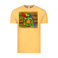 Vintage Mustard st patricks gnomes rainbow Vintage Tee - Artiststas