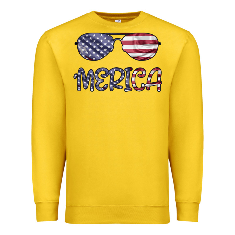 Merica Premium Sweatshirt by Bettercallsaul | Teevron