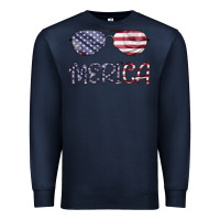 Navy Merica Premium Sweatshirt - Bettercallsaul
