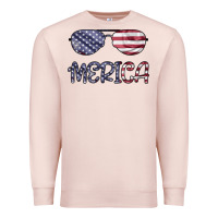 Pale Pink Merica Premium Sweatshirt - Bettercallsaul