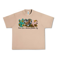 Burro peace love yorkshire pig Urban Heavy Tee - LillyAllenDesigns