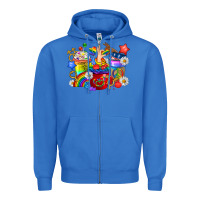 True Royal LGBTQ+ Pride Coffee Cups Zipper Hoodie - BundleAndBundleShop