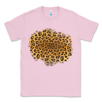 Bubblegum Pink leopard patch Classic Tee - Jasminsmagicworld