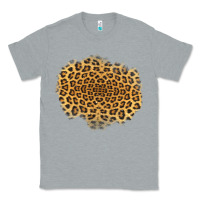 Heather Grey leopard patch Classic Tee - Jasminsmagicworld