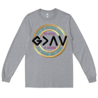 Heather Grey be still and know Long Sleeve Tee - MaliasSmallBusiness
