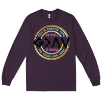 Plum be still and know Long Sleeve Tee - MaliasSmallBusiness