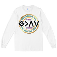 White be still and know Long Sleeve Tee - MaliasSmallBusiness