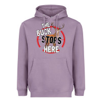 Lavender The Bucks Stops Here Heavyweight Hoodie - Bettercallsaul