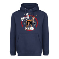 Navy The Bucks Stops Here Heavyweight Hoodie - Bettercallsaul