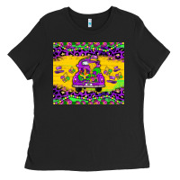 Black mardi gras truck tumbler Ladies Tee - JahusDesignShop