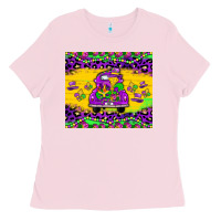 Bubblegum Pink mardi gras truck tumbler Ladies Tee - JahusDesignShop