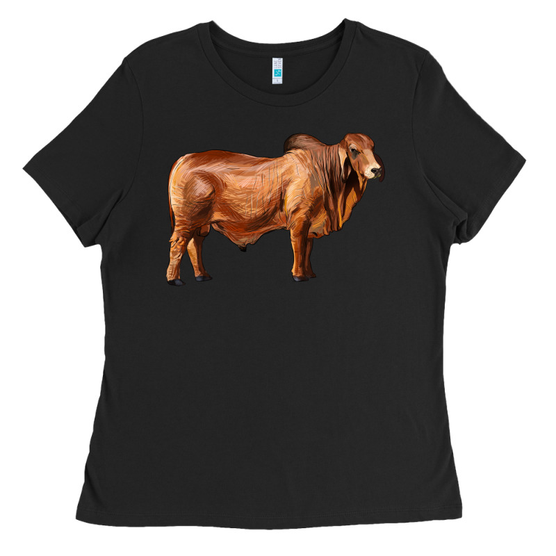 Brahman Bull Ladies Tee by RanaPortraitStore | Teevron
