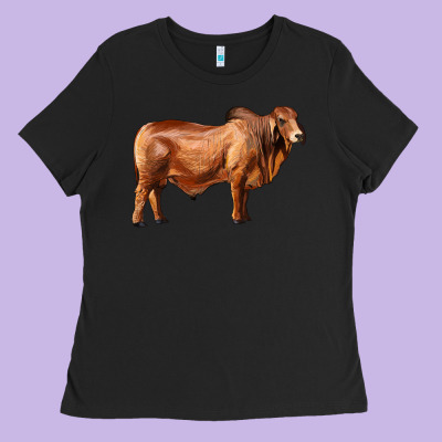 Brahman Bull Ladies Tee Designed By Ranaportraitstore