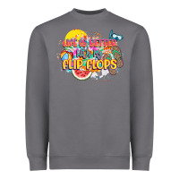 Storm Life is better with my flip flops Heavyweight Sweatshirt - NancyCooperArtShop