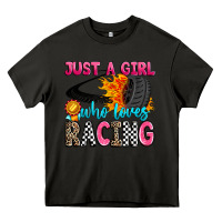 Asphalt just a girl who loves racing Heavy Core Tee - Zillion Design Studio