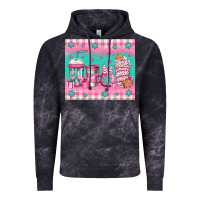 Cloud Black pink christmas coffee Vintage Hoodie - Jasminsmagicworld