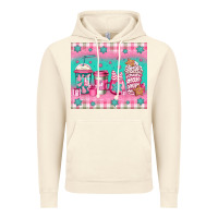 Vintage Artic pink christmas coffee Vintage Hoodie - Jasminsmagicworld