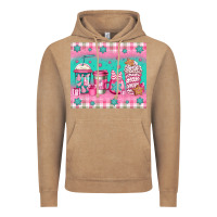 Vintage Coffee pink christmas coffee Vintage Hoodie - Jasminsmagicworld