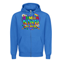 True Royal LGBTQ Pride Human Kind Be Both Zipper Hoodie - BundleAndBundleShop